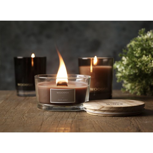 Wooosh Flame Scented Candle Dark Amber bougie parfumée thumbnail 16