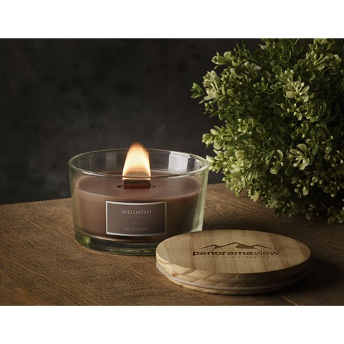 Wooosh Flame Scented Candle Dark Amber bougie parfumée thumbnail 7