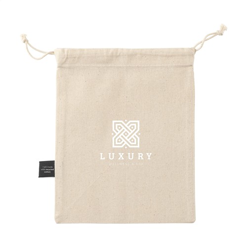 Gift Pouch Naturel GRS Recycled Cotton (150 g/m²) S - 10