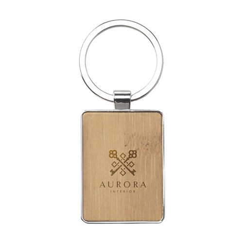 Bamboo Key Rectangle porte-clés - 9
