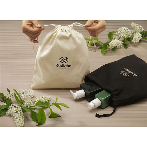 Gift Pouch Naturel GRS Recycled Cotton (150 g/m²) M - 12