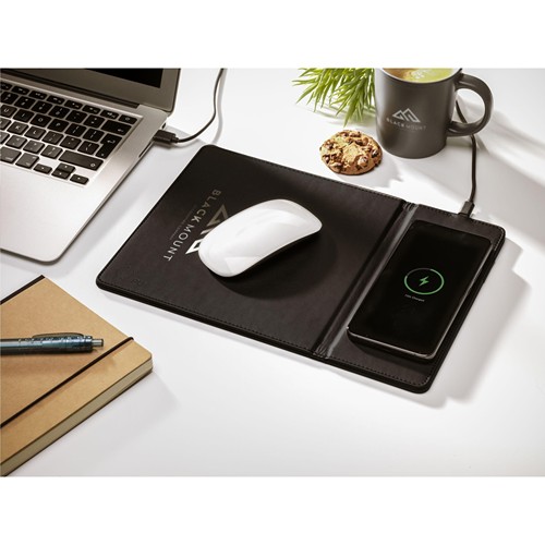 RCS Recycled Wireless Charging Mousepad tapis de thumbnail 7