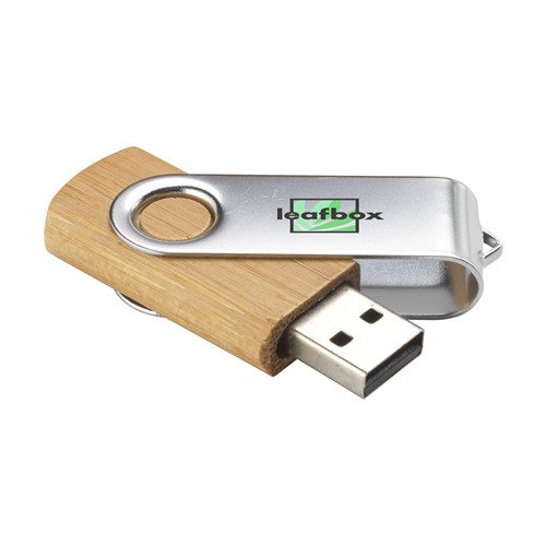 Twist Bamboo en stock clé USB 16 GB thumbnail 6