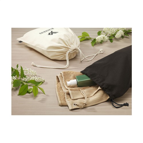 Gift Pouch Naturel GRS Recycled Cotton (150 g/m²) L - 12
