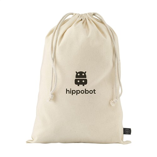 Gift Pouch Naturel GRS Recycled Cotton (150 g/m²) L - 8