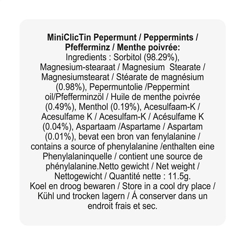 Mini ClicTin pastilles à la menthe - 9