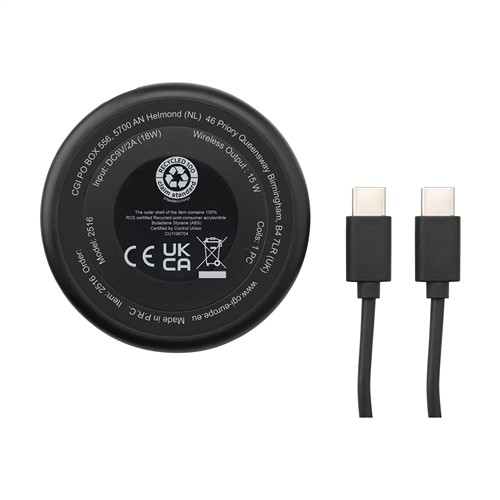 All-in-one RCS Recycled 15W Magnetic Wireless Charger - 7