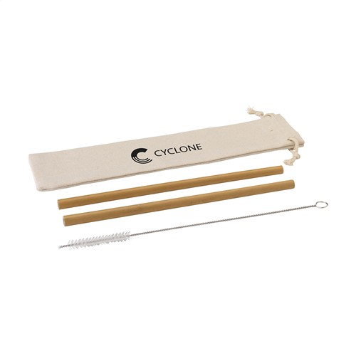 ECO Bamboe Straw Set  pailles en bambou thumbnail 6