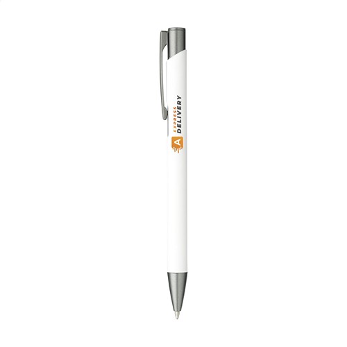 Ebony Soft RCS Recycled Alu SoftTouch stylo - 1