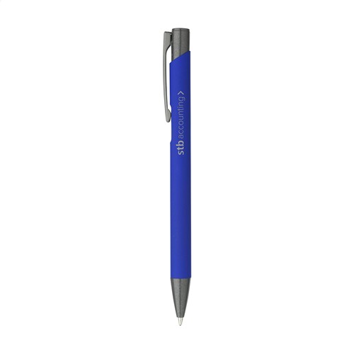 Ebony Soft RCS Recycled Alu SoftTouch stylo - 3