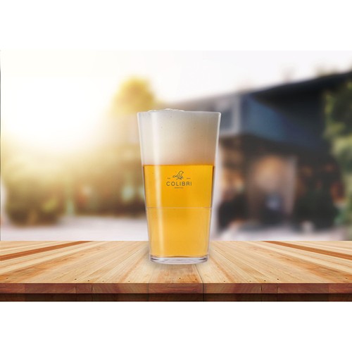 HappyGlass Mister Vincent Verre de bière Tritan 330 ml