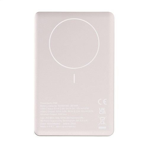 Wireless RCS Recycled Alu Magsafe Powerbank 10000 - 7