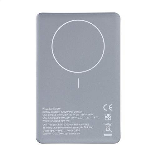 Wireless RCS Recycled Alu Magsafe Powerbank 10000 thumbnail 7