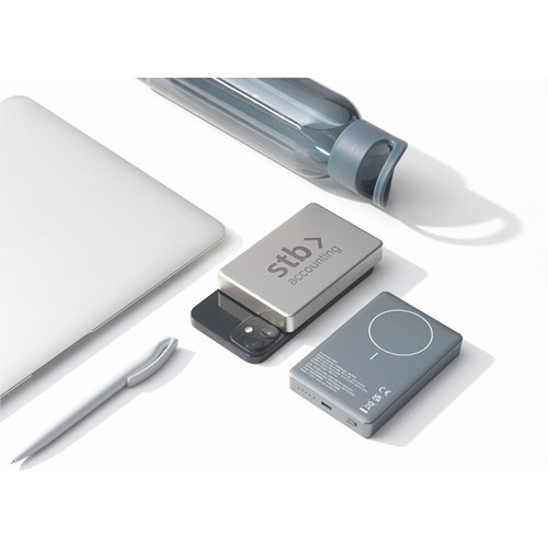 Wireless RCS Recycled Alu Magsafe Powerbank 10000 - 8