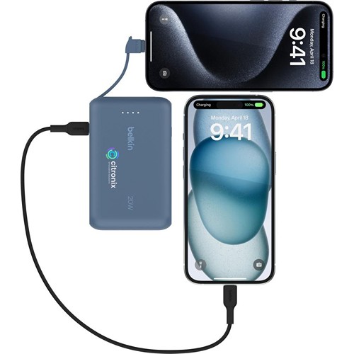 Belkin BoostCharge Power Bank 10K Câble intégré - 16