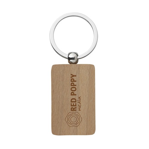WoodKey Rectangle porte-clés - 5