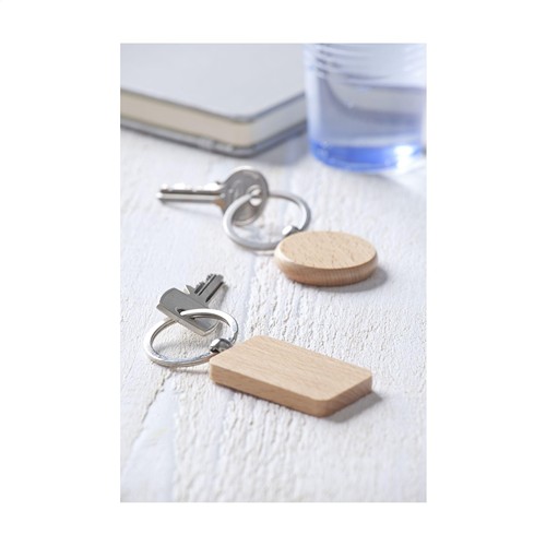 WoodKey Rectangle porte-clés - 4