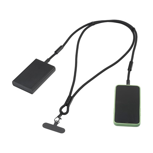Lanyard 2-in-1 GRS RPET Load & Sync USB Cable - 7
