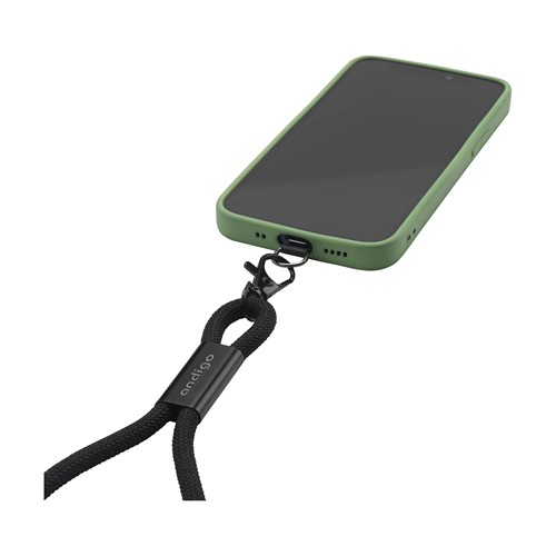 Wrist Lanyard 2-in-1 GRS RPET Load & Sync USB Cable - 8
