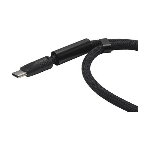 Wrist Lanyard 2-in-1 GRS RPET Load & Sync USB Cable - 4