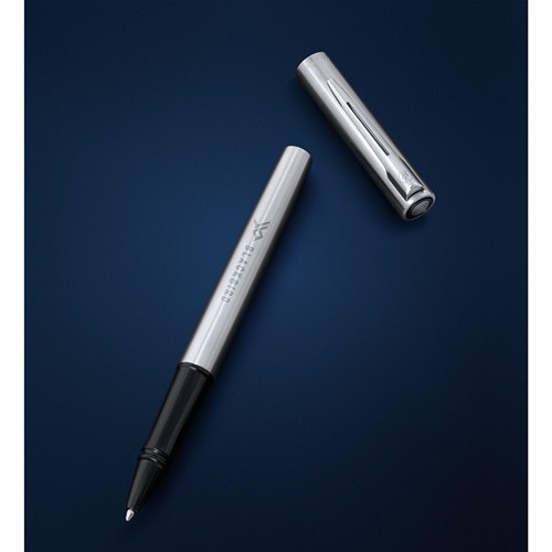 Waterman Graduate Chrom CT Stylo Roller - encre noire thumbnail 6