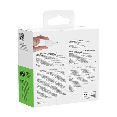 Belkin 45W USB PD Wall Charger with PPS and Cable - 11