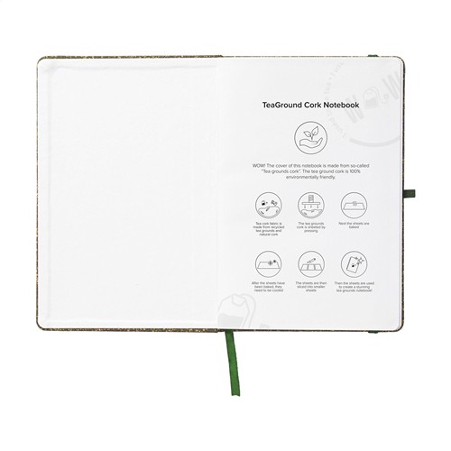 TeaGround Cork Notebook A5 carnet de notes - 5