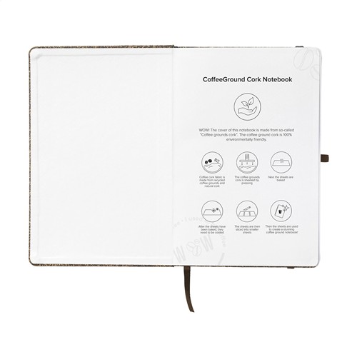 CoffeeGround Cork Notebook A5 carnet de notes - 12