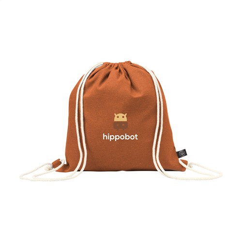 PromoColour GRS Recycled Cotton Backpack (150 g/m²) - 1
