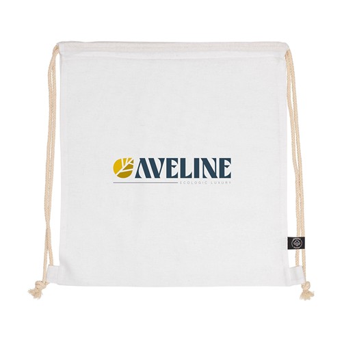 PromoColour GRS Recycled Cotton Backpack (150 g/m²) - 2