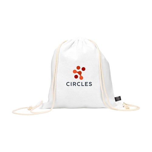PromoColour GRS Recycled Cotton Backpack (150 g/m²) - 1