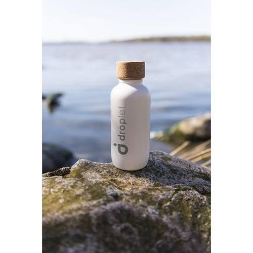 EcoBottle White 650 ml d'origine végétale - fabriquée en EU - 16