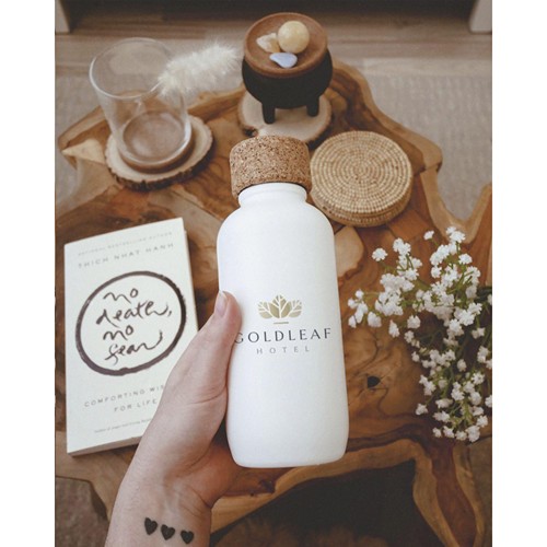 EcoBottle White 650 ml d'origine végétale - fabriquée en EU - 10