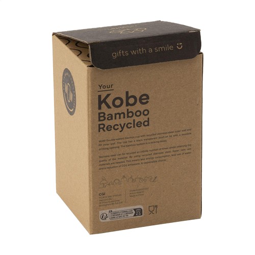 Kobe Bamboo RCS Recycled Steel 350 ml mug - 15