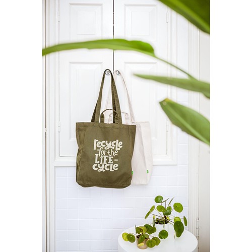 Organic Cotton Canvas Tote Bag Colour (280 g/m²) sac thumbnail 10