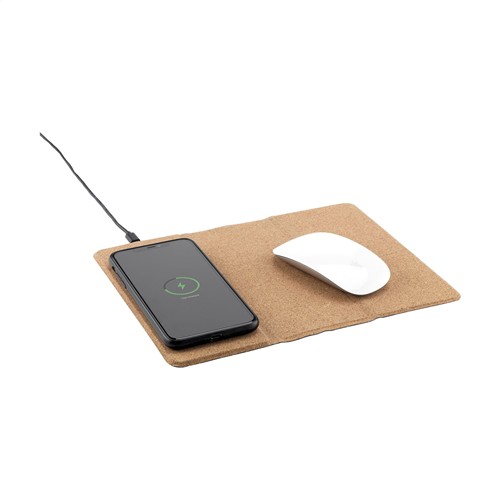 Cork Wireless Charging Mousepad tapis de souris thumbnail 13