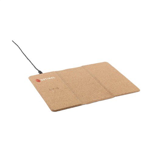 Cork Wireless Charging Mousepad tapis de souris thumbnail 5