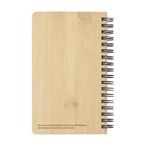 Notebook made from Stonewaste-Bamboo A6 carnet de notes - 9