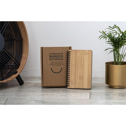 Notebook made from Stonewaste-Bamboo A6 carnet de notes - 5
