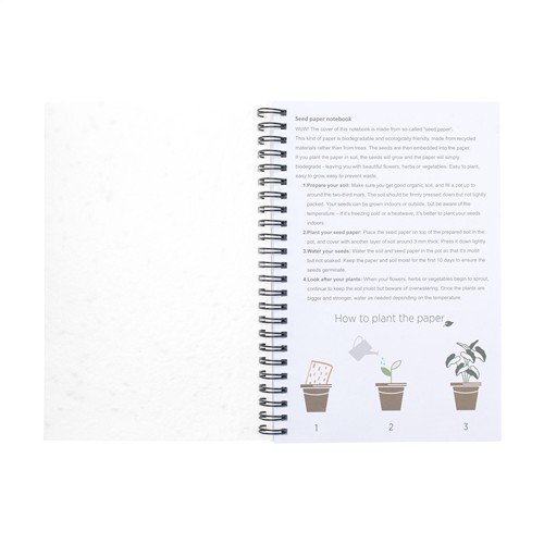 Seed Paper Notebook A5 carnet de notes - 17