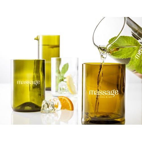 Rebottled® Tumbler 400 ml verre de boire - 6