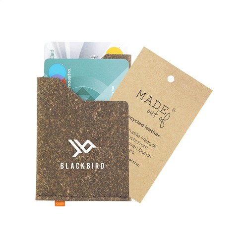 Recycled Leather Cardholder porte-cartes - 9