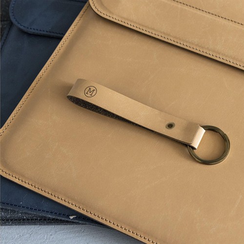 Recycled Leather Keyring porte-clés - 4