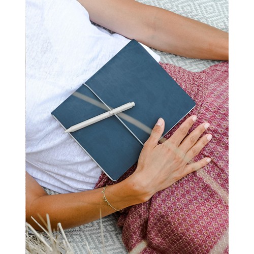 Recycled Leather Refillable Notebook A5 carnet de notes - 18