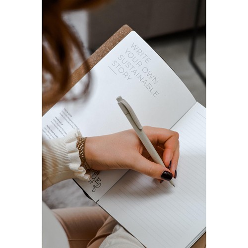 Recycled Leather Refillable Notebook A5 carnet de notes - 6