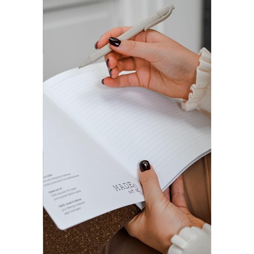 Recycled Leather Refillable Notebook A5 carnet de notes - 7