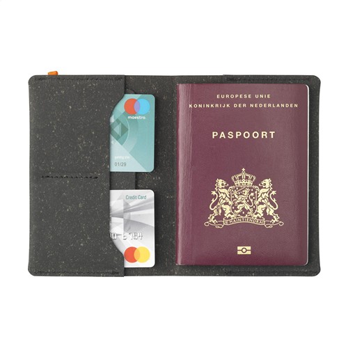 Recycled Leather Passport Holder étui à passeport - 2