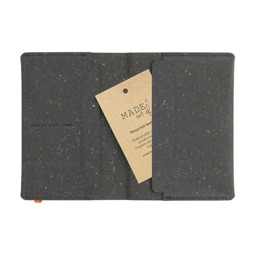 Recycled Leather Passport Holder étui à passeport - 3