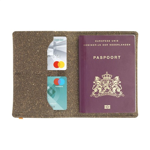 Recycled Leather Passport Holder étui à passeport - 8