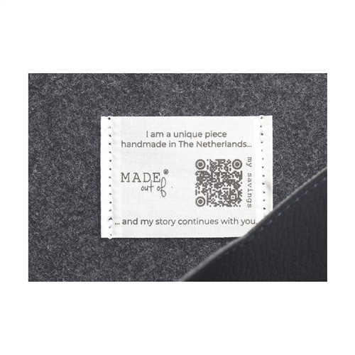 Recycled Felt&Apple ImitationLeather Sleeve 15/16p - 14